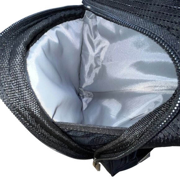 Ciao Unisex Black Nylon Under-The-Seat Spacious Rolling Travel Case - Picture 14 of 14